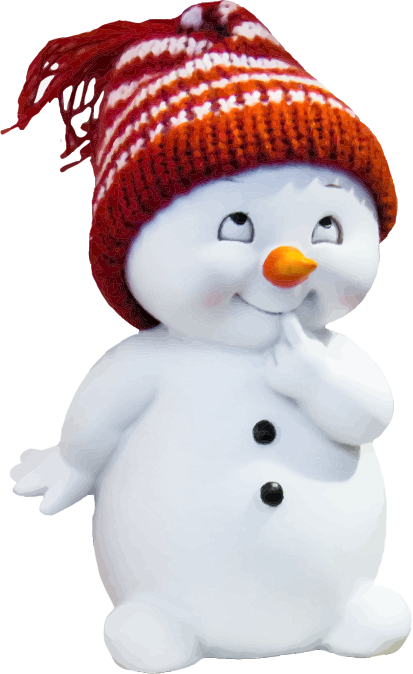 Playful Snow Man