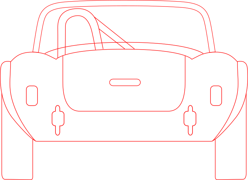 Shelby Cobra blueprint