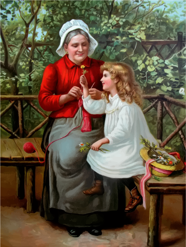 Granddaughter перевод. Grandmother talk Vintage. Cartoon Russian granddaughter.