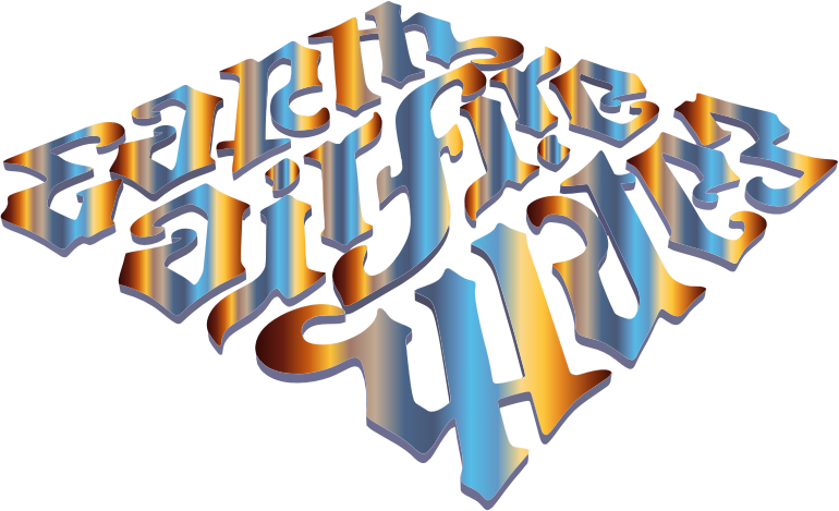 Earth Air Fire Water Ambigram 2 No Background