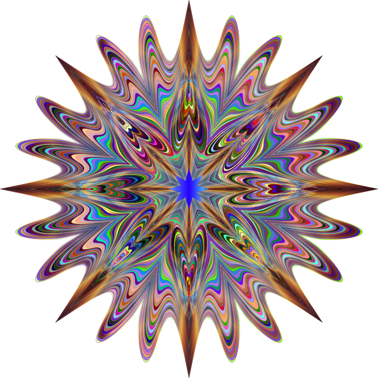 Psychedelic Chromatic Star 2 No Background