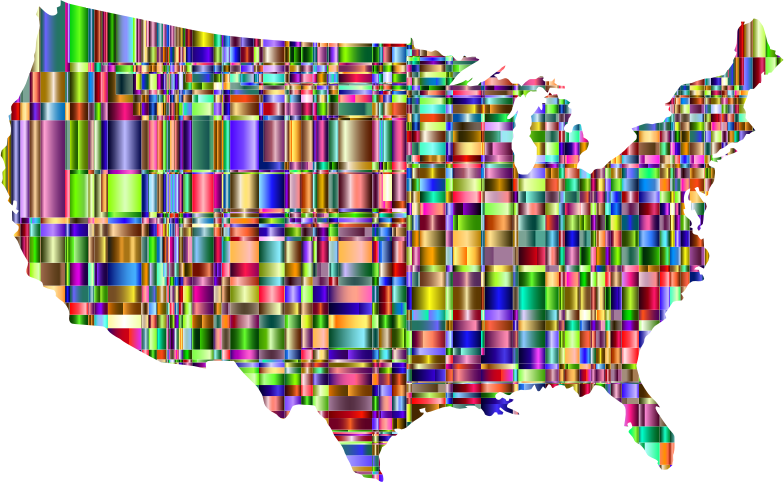 Checkered Chromatic US Map