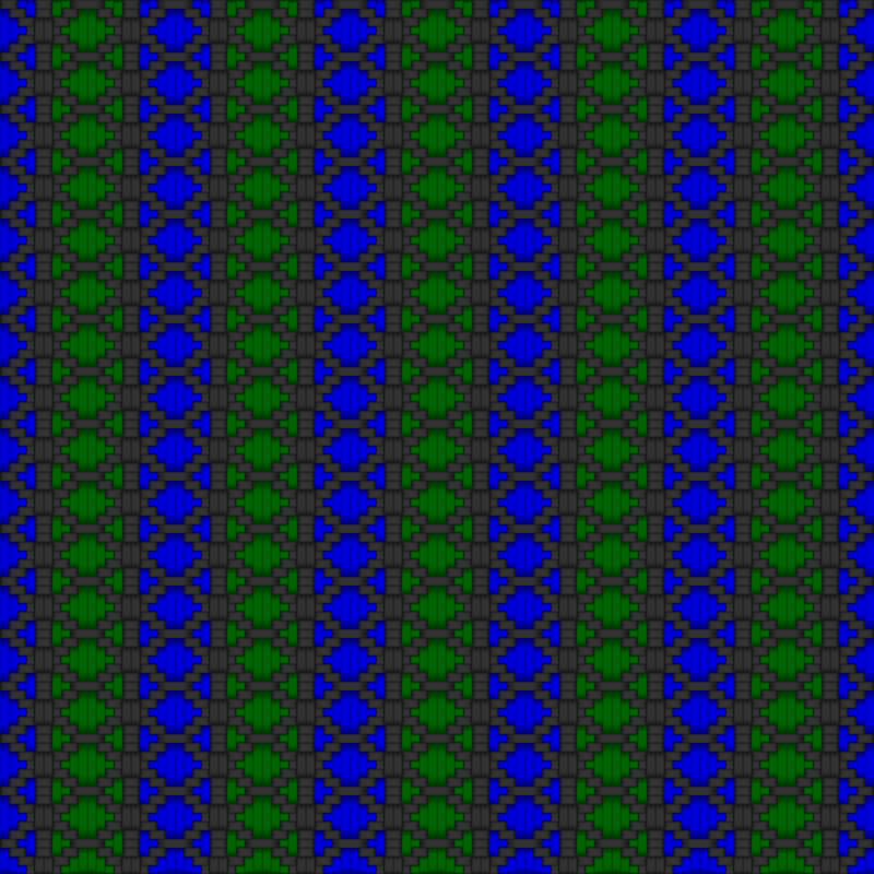 Diamond Woven Fabric Gray Blue Green