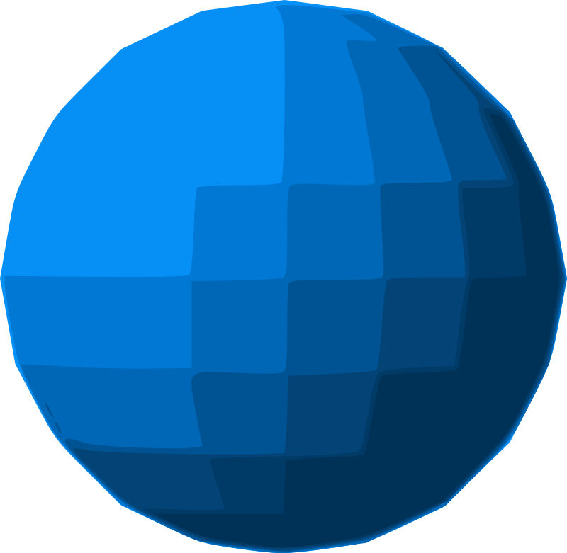 Blue Sphere Disco ball 