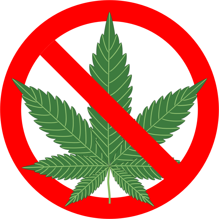 No Marijuana Sign