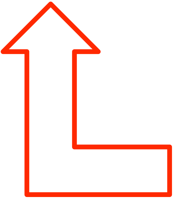 L-shaped arrow set 2