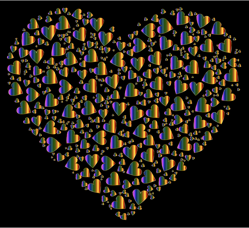Chaotic Colorful Heart Fractal 10