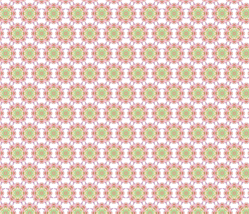 Seamless Hexagonal Tessellation Design Pattern