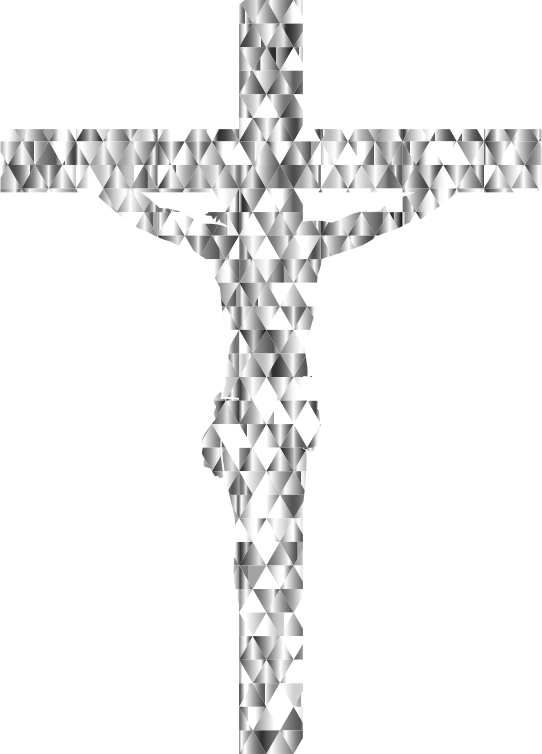 Diamond Gemstone Crucifix