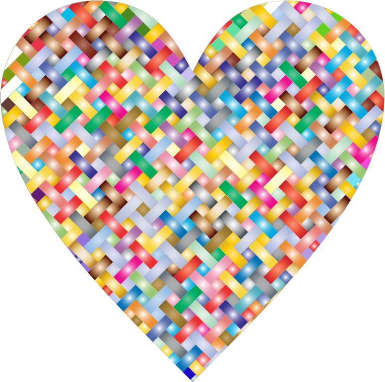 Colorful Heart Lattice Weave 3