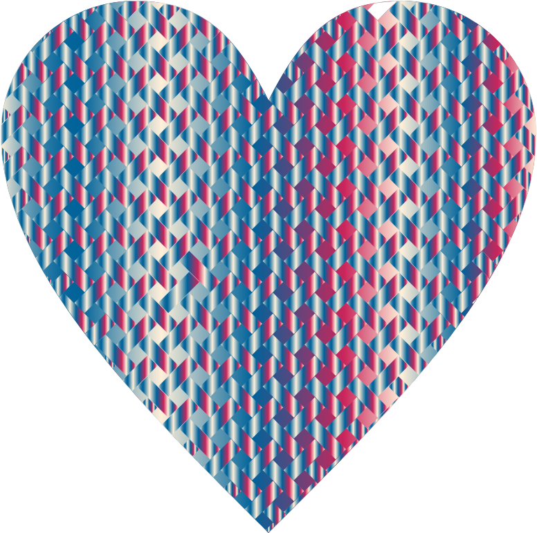 Colorful Heart Lattice Weave 7