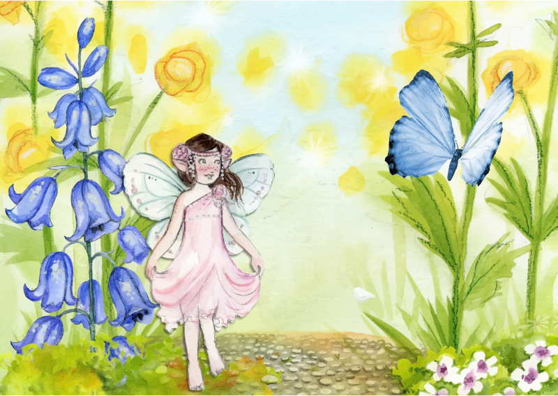 Fairy And Butterfly