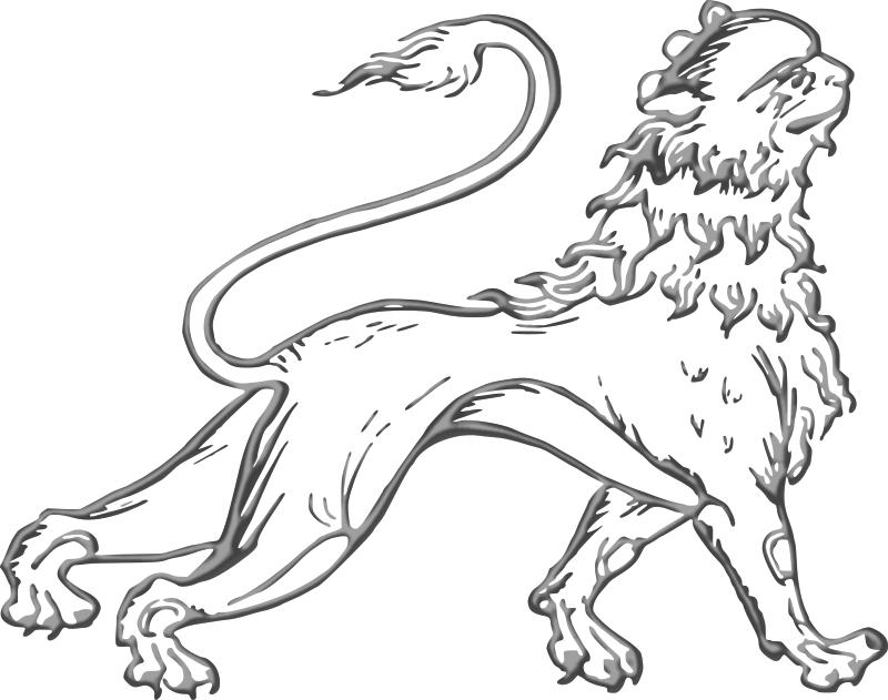 Stylised lion 3