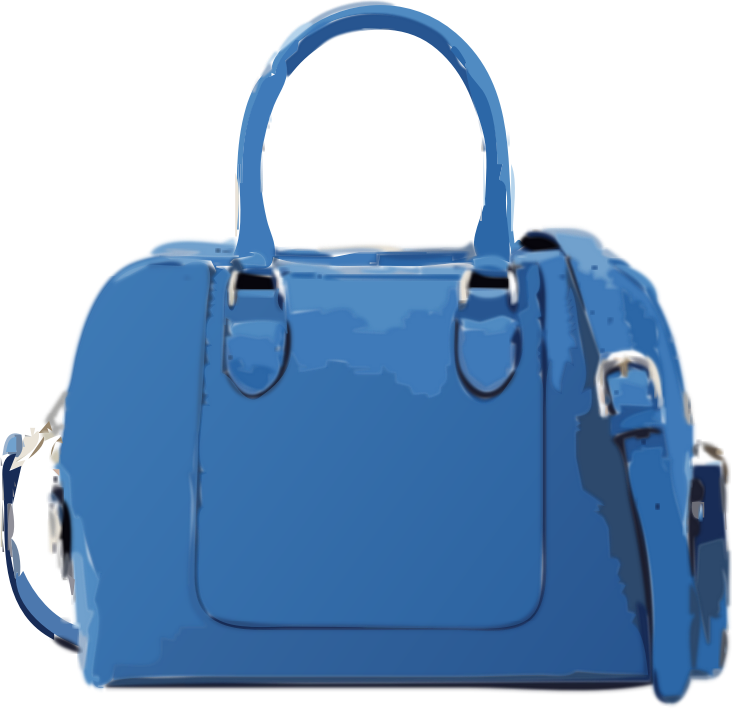 Blue Handbag "despamed"