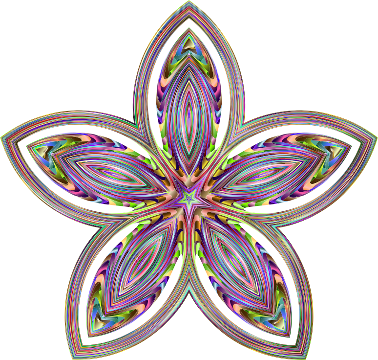 Organic Floral Star