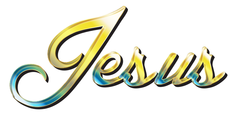 Jesus Chromatic Typography Enhanced