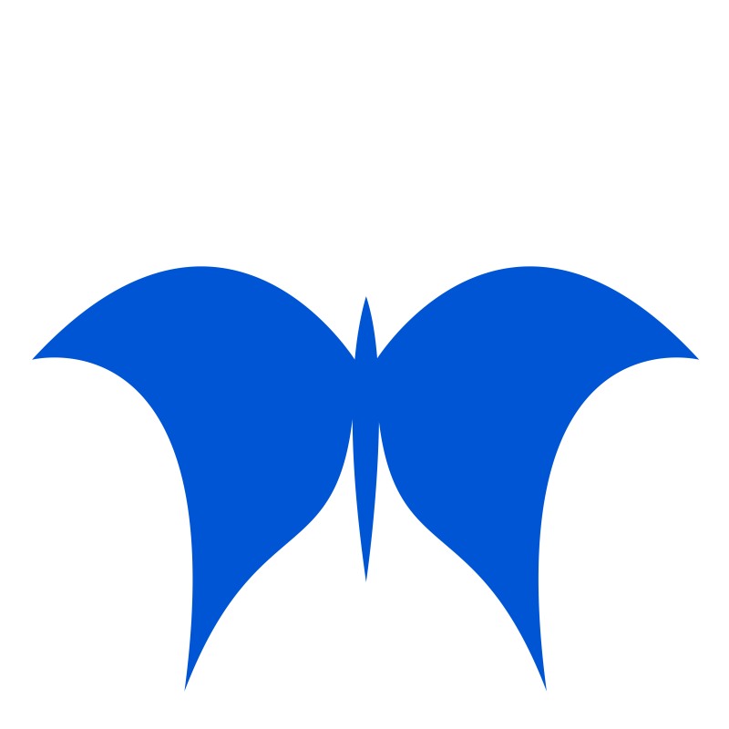 Butterfly- one color- flat.