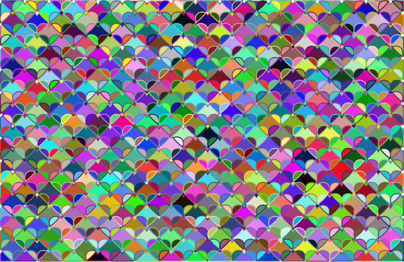 Hearts Pattern Background 2