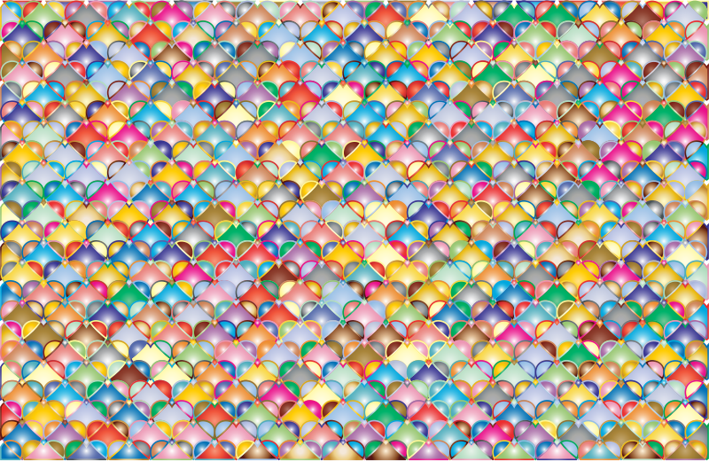 Hearts Pattern Background 3