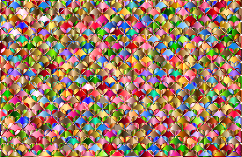 Hearts Pattern Background 8