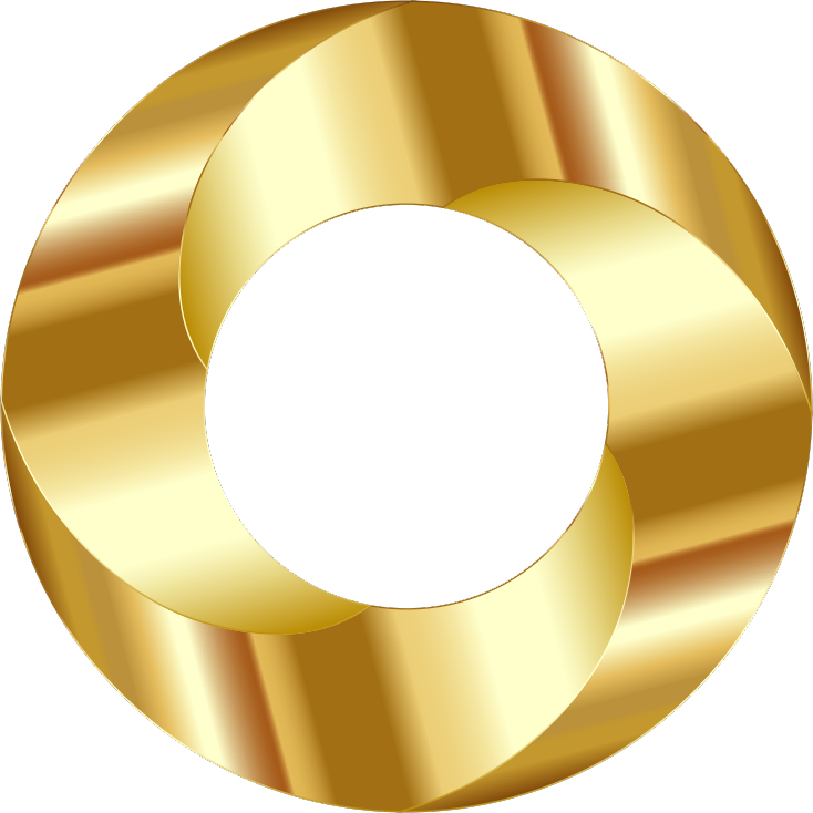 Gold Torus Screw