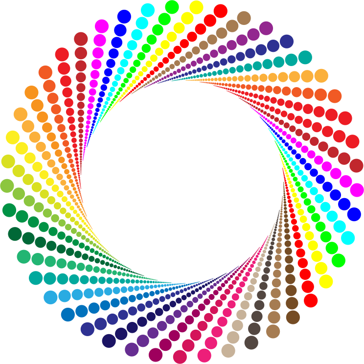 Colorful Circles Shutter Vortex