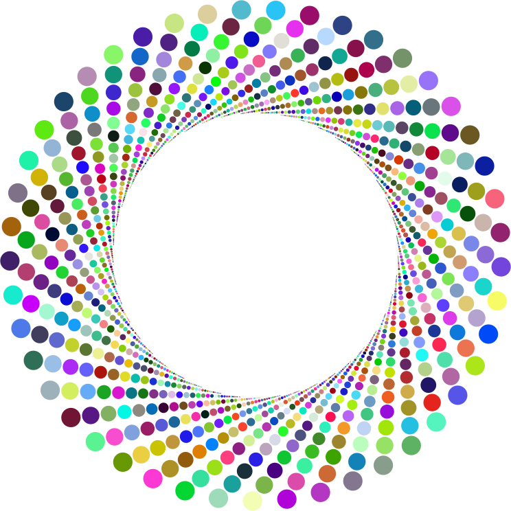 Colorful Circles Shutter Vortex 2