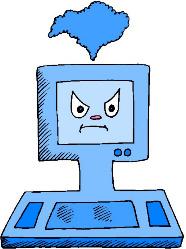 Computer Mad - Openclipart