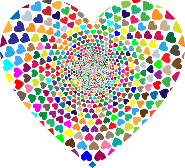 Prismatic Hearts Vortex Heart