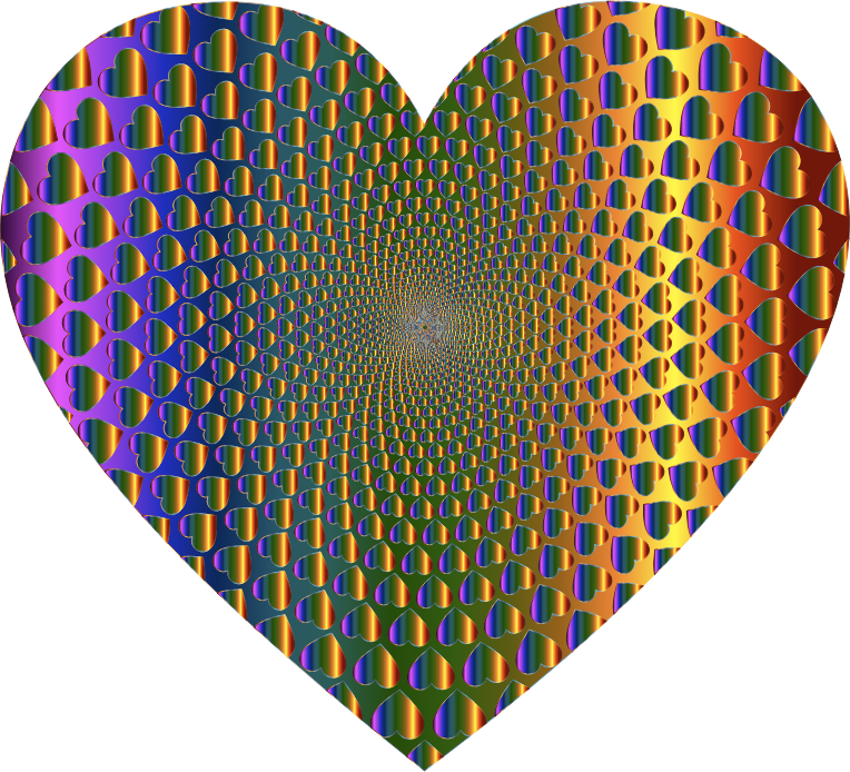 Prismatic Hearts Vortex Heart 7