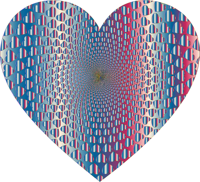 Prismatic Hearts Vortex Heart 10