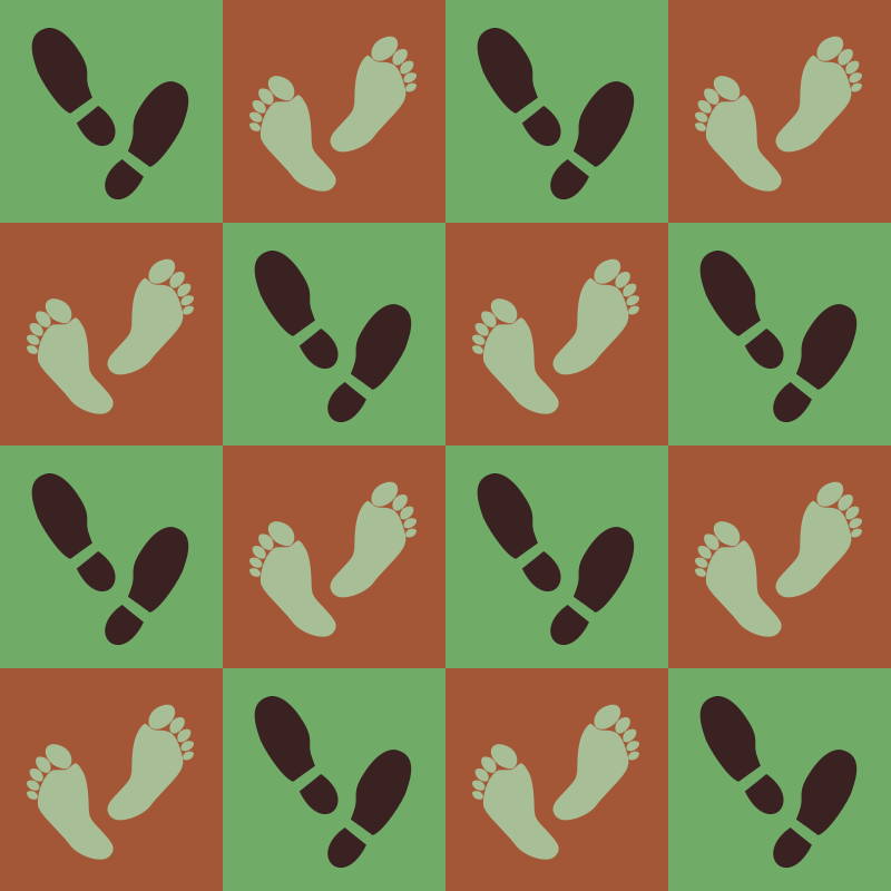 Feet pattern