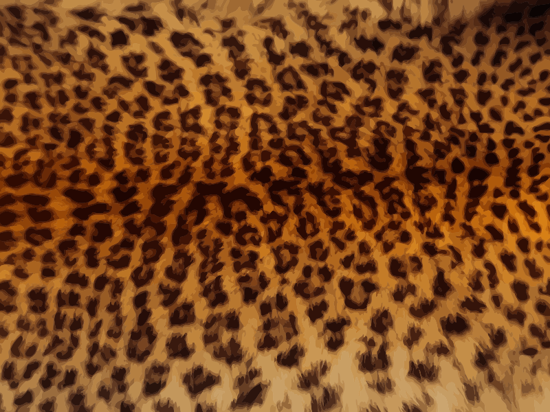 Leopard fur