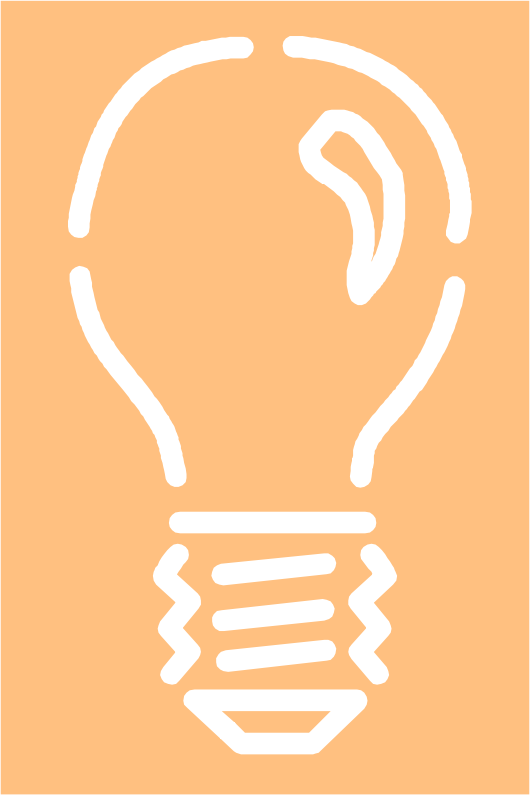 Light bulb 4 - white stroke