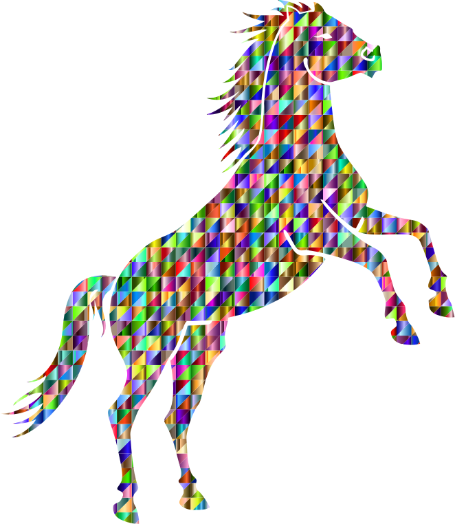 Chromatic Triangular Wild Horse