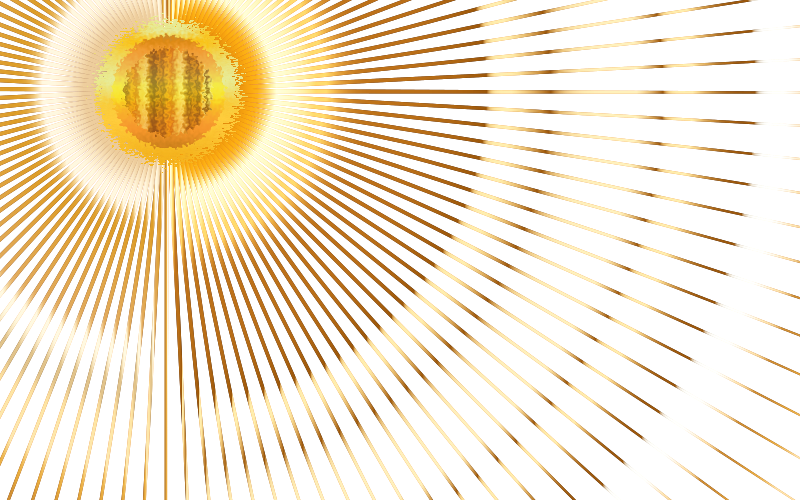 Sun Beams No Background - Openclipart