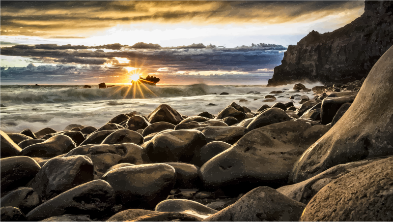 New Zealand Seascape