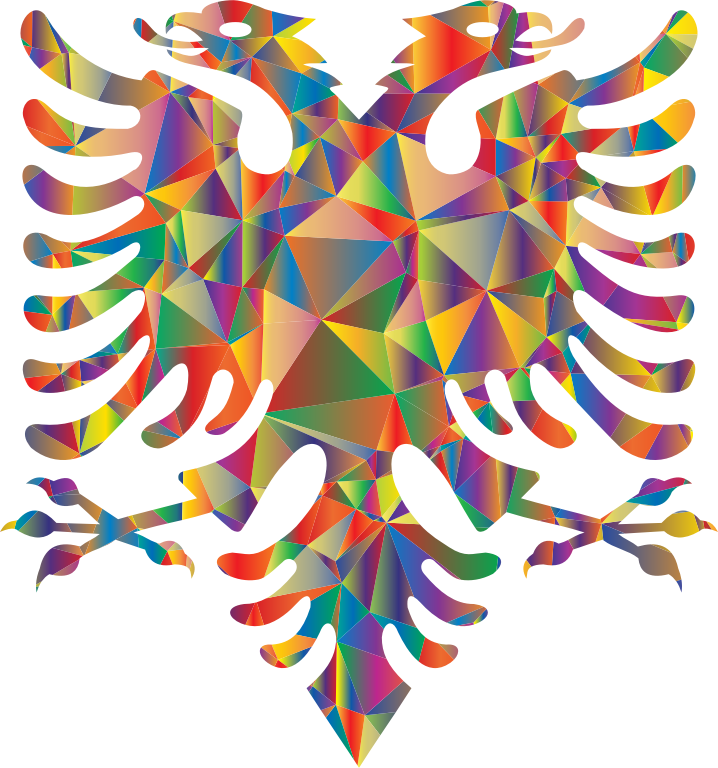 Polyprismatic Low Poly Double Headed Eagle