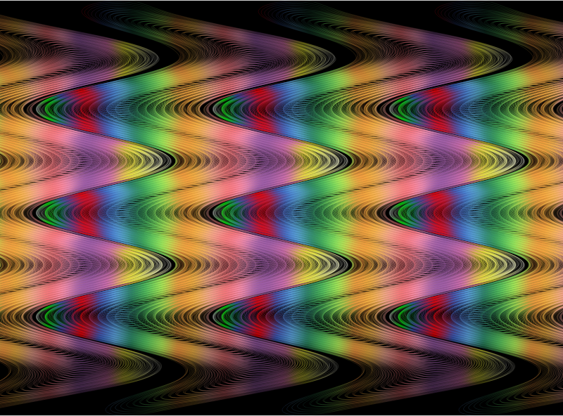 Chromatic Abstract Line Art Background 2