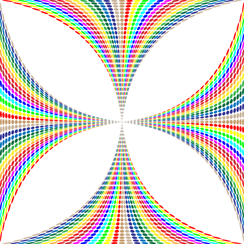 Prismatic Circles Maltese Cross