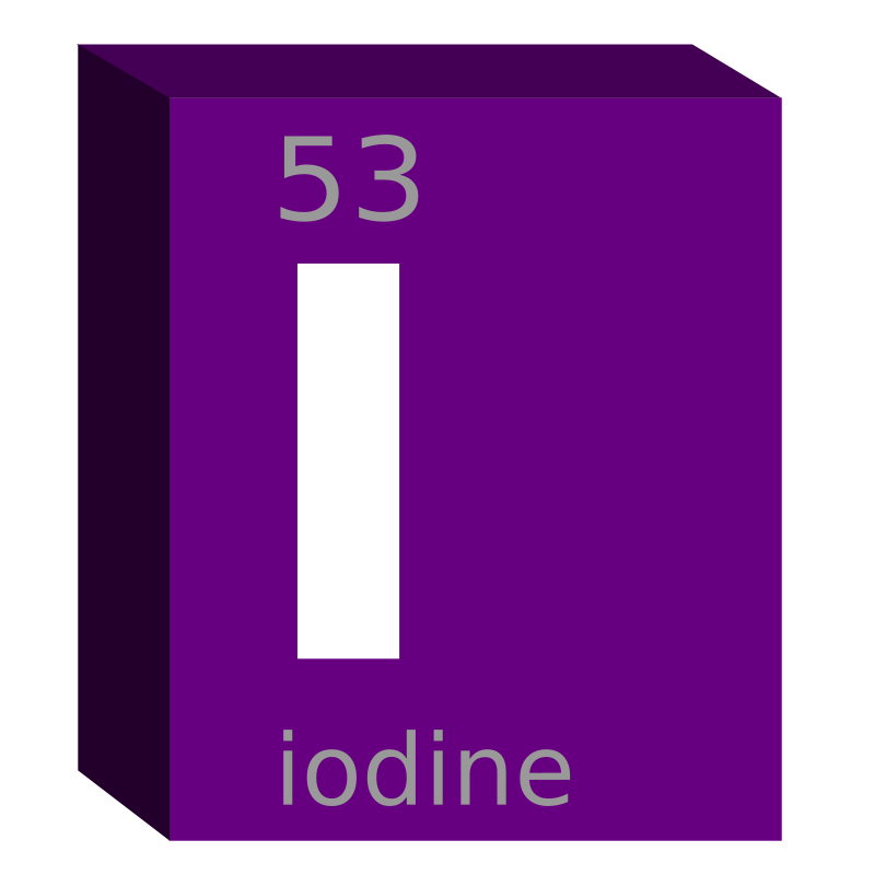 Iodine chemical element stock illustration. Illustration of periodic - 107765906