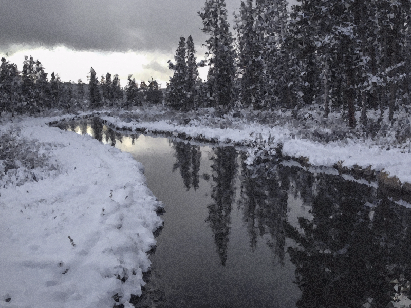 High Poly Winter Creek