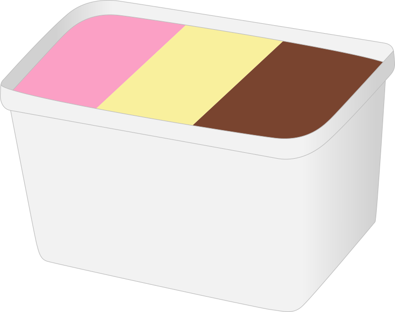 2l Ice Cream box