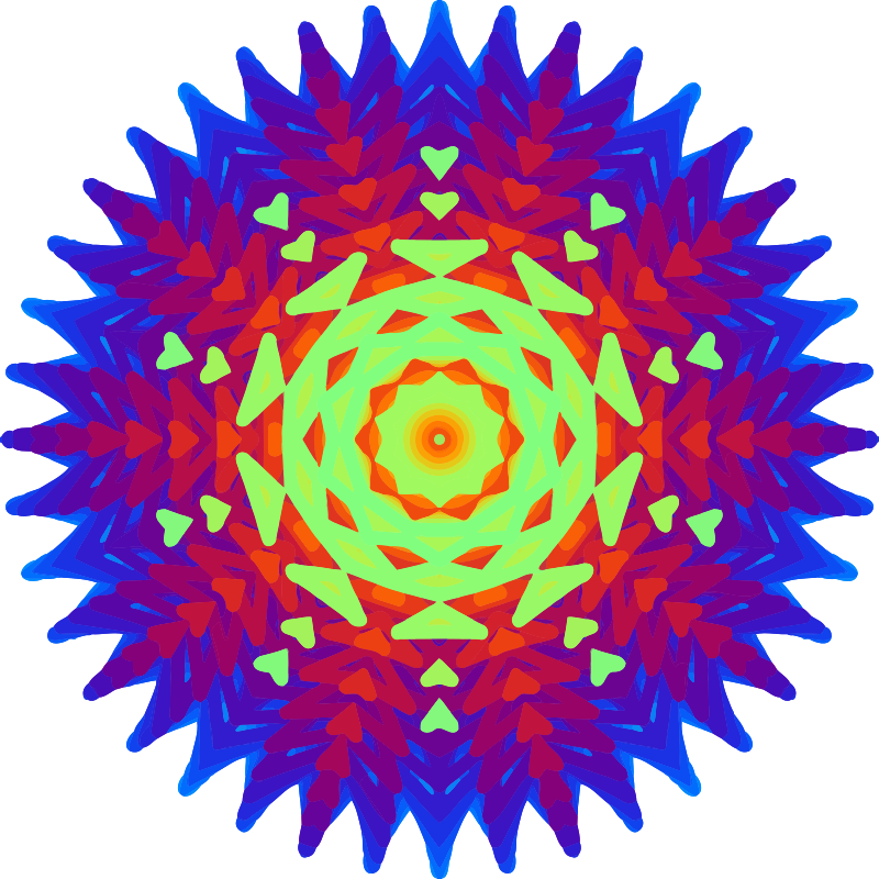 Colourful mandala 3