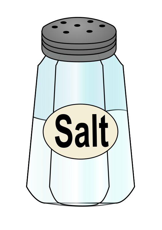 no salt shaker clipart