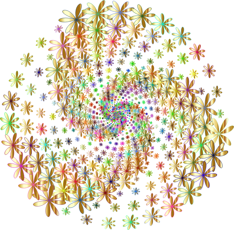 Prismatic Floral Vortex 10