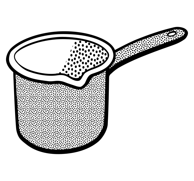 milk pot - lineart