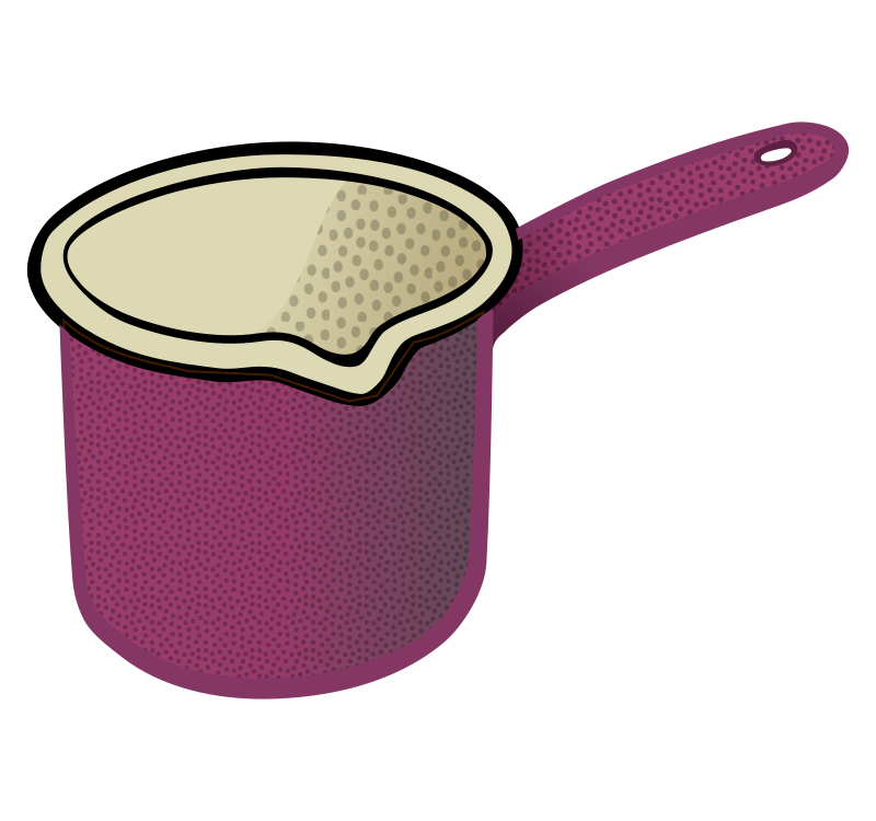 milk pot - coloured