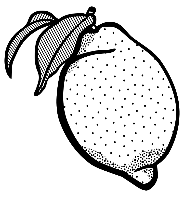 lemon -lineart