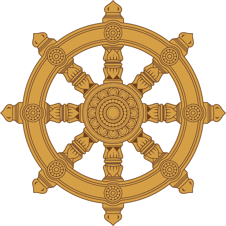 Ornate Dharma Wheel